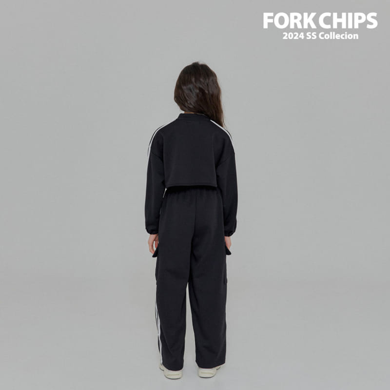Fork Chips - Korean Children Fashion - #discoveringself - Lacing Bolero - 11