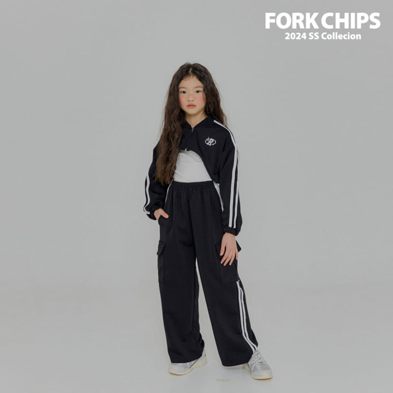 Fork Chips - Korean Children Fashion - #minifashionista - Lacing Bolero - 3