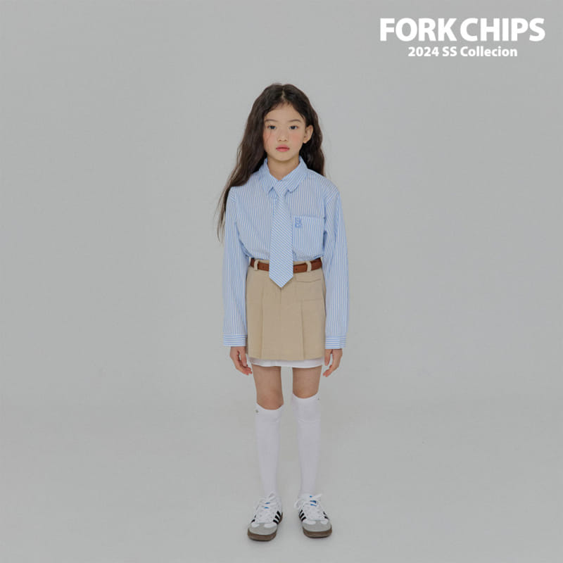 Fork Chips - Korean Children Fashion - #minifashionista - Hidden Pocket Skirt - 10