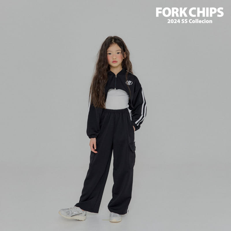 Fork Chips - Korean Children Fashion - #todddlerfashion - Lacing Bolero - 5