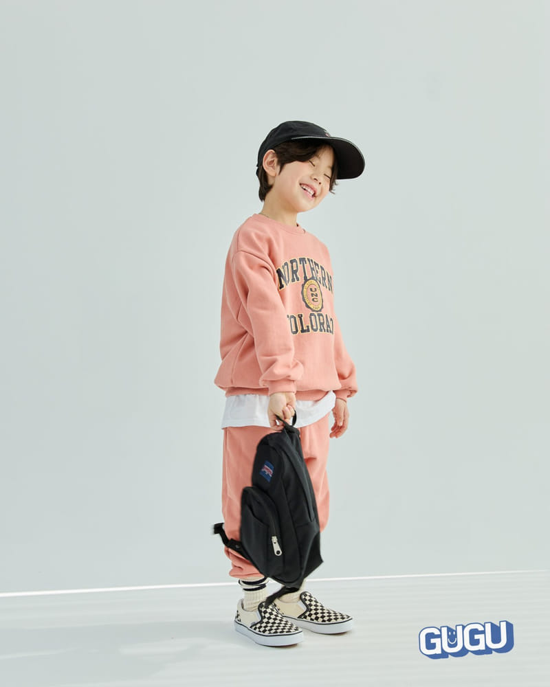 Gugu Kids - Korean Children Fashion - #Kfashion4kids - Northern Colorado Top Bottom Set - 2