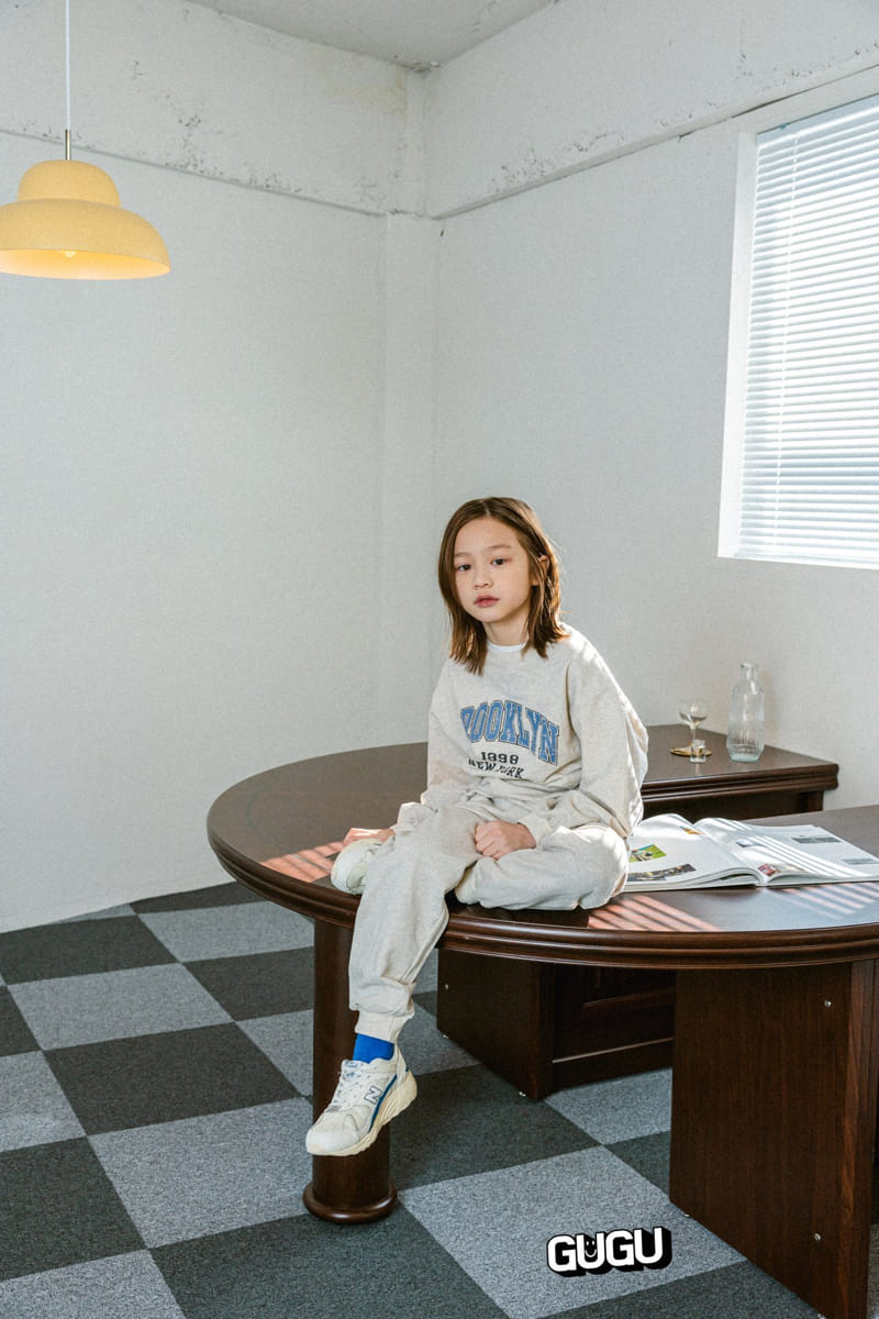 Gugu Kids - Korean Children Fashion - #discoveringself - Brooklyn Top Bottom Set With Mom