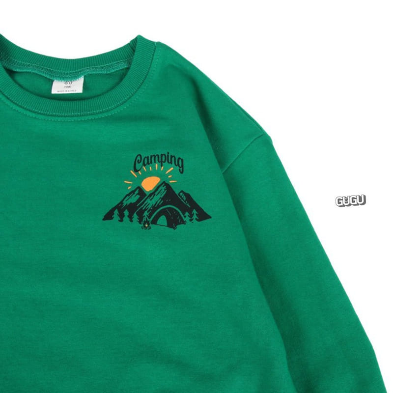 Gugu Kids - Korean Children Fashion - #fashionkids - Camping Top Bottom Set - 7