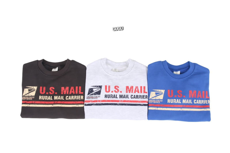 Gugu Kids - Korean Children Fashion - #kidsstore - Post Man Top Bottom Set