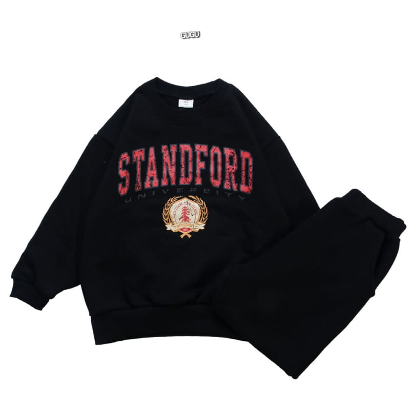 Gugu Kids - Korean Children Fashion - #littlefashionista - Standford Top Bottom Set - 2