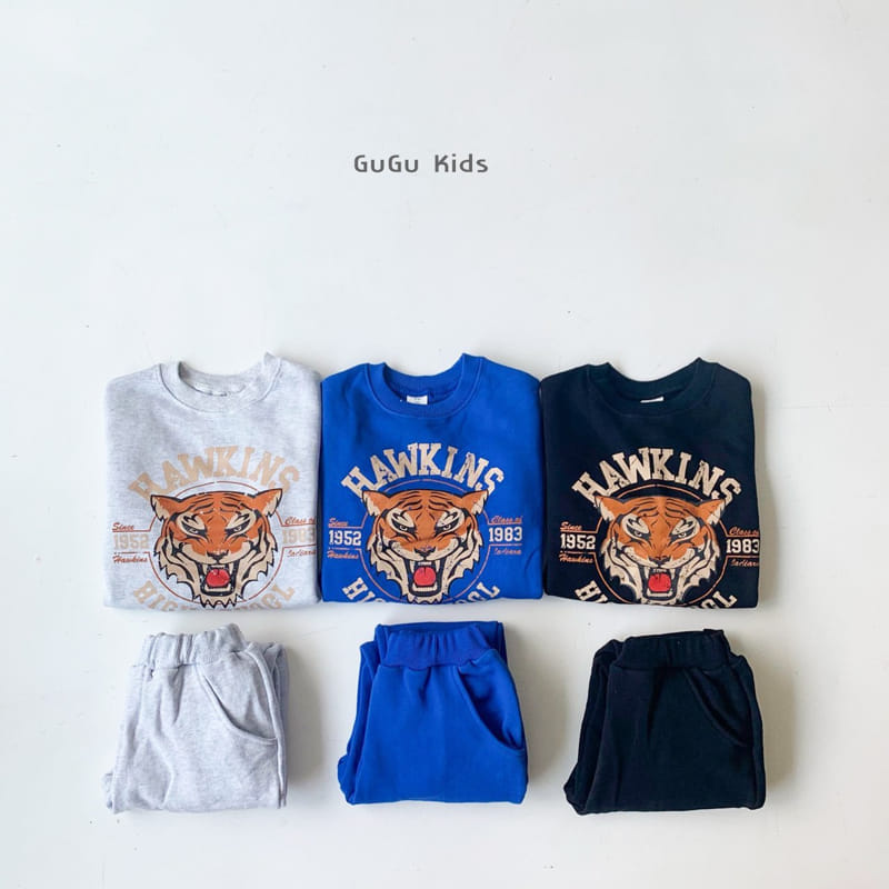 Gugu Kids - Korean Children Fashion - #littlefashionista - Hawkins Top Bottom Set - 8