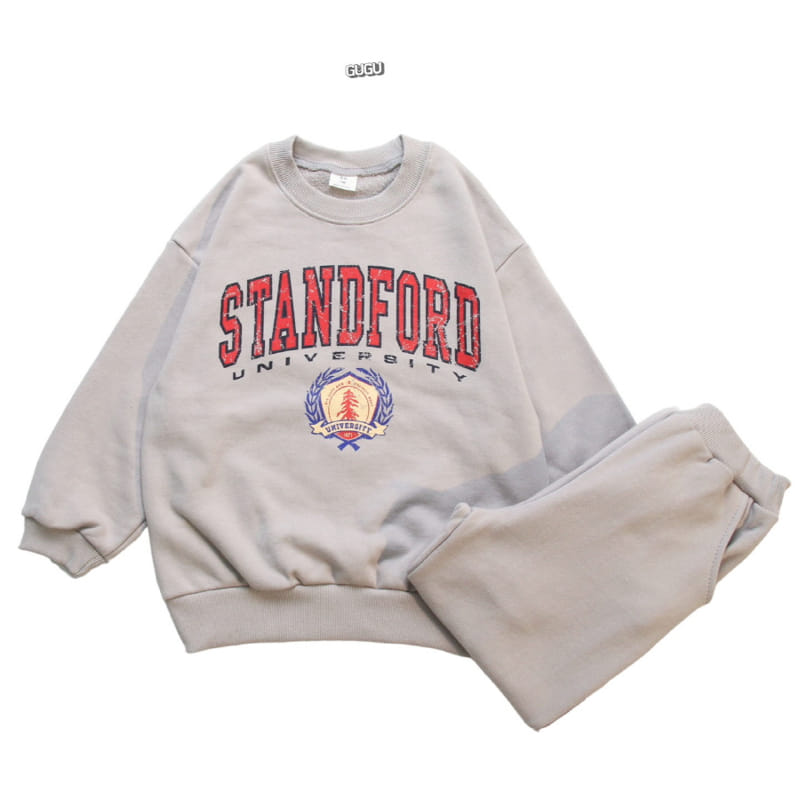 Gugu Kids - Korean Children Fashion - #magicofchildhood - Standford Top Bottom Set - 3