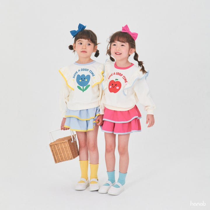 Hanab - Korean Children Fashion - #Kfashion4kids - Good Time Top Bottom Set - 8