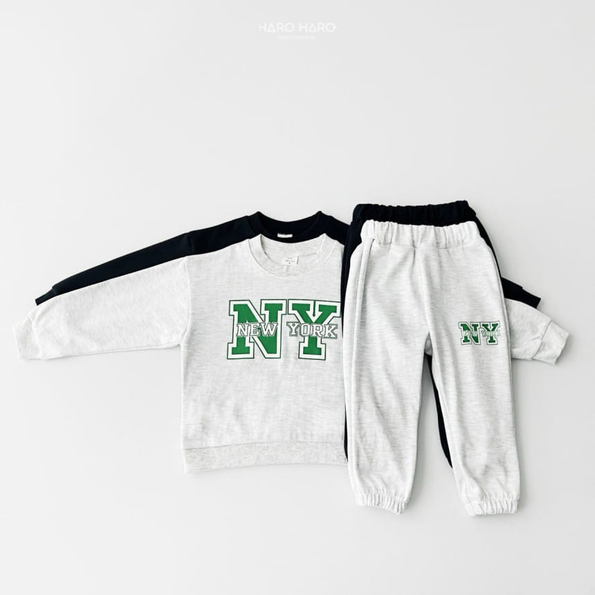 Haro Haro - Korean Children Fashion - #fashionkids - Newyork Top Bottom Set