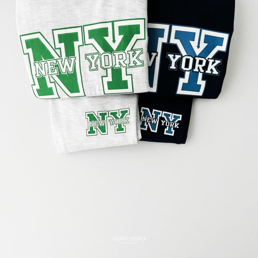 Haro Haro - Korean Children Fashion - #kidsstore - Newyork Top Bottom Set - 4