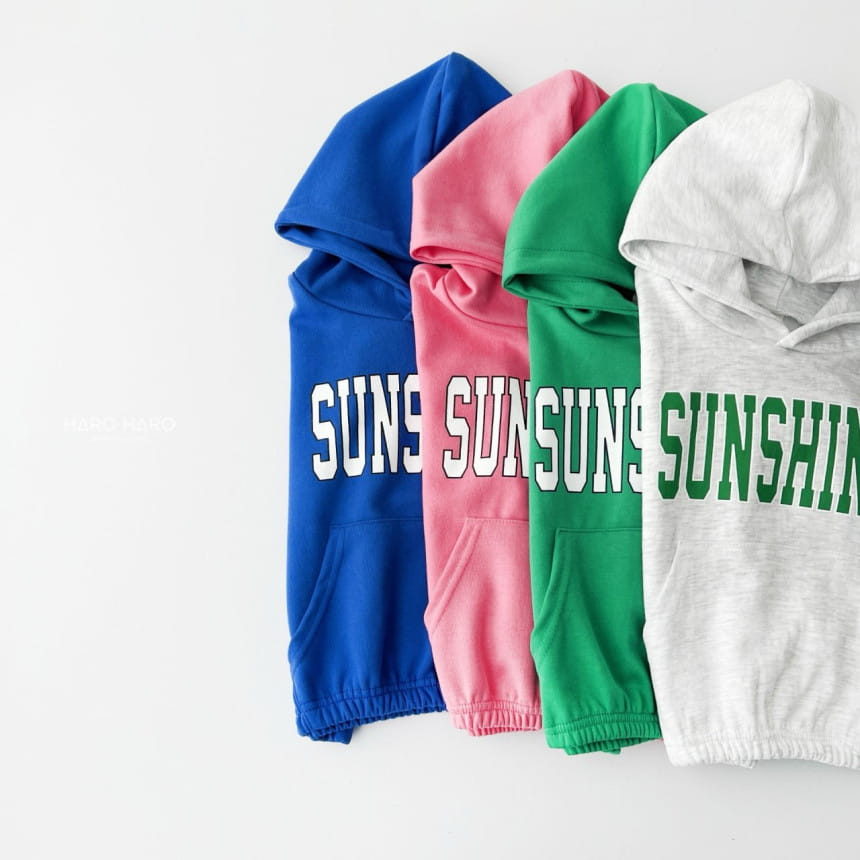 Haro Haro - Korean Children Fashion - #littlefashionista - Sunshine Hoody Tee - 3