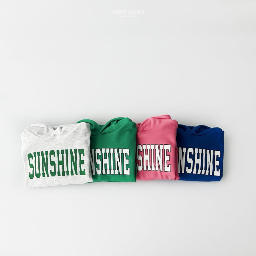 Haro Haro - Korean Children Fashion - #littlefashionista - Sunshine Hoody Tee - 4