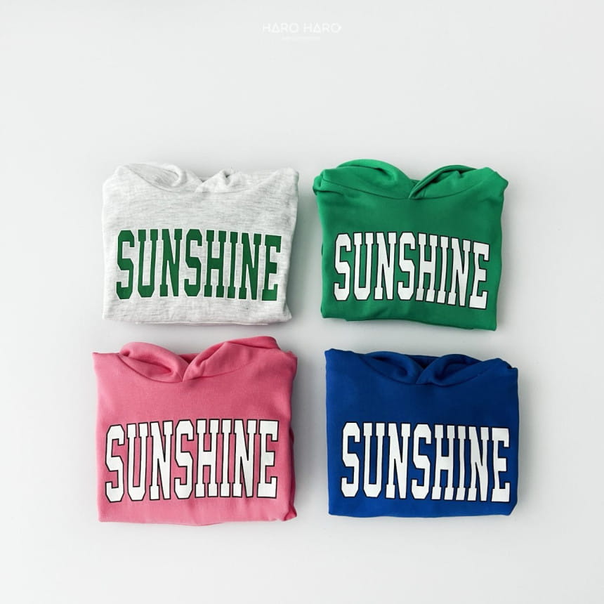 Haro Haro - Korean Children Fashion - #minifashionista - Sunshine Hoody Tee - 5