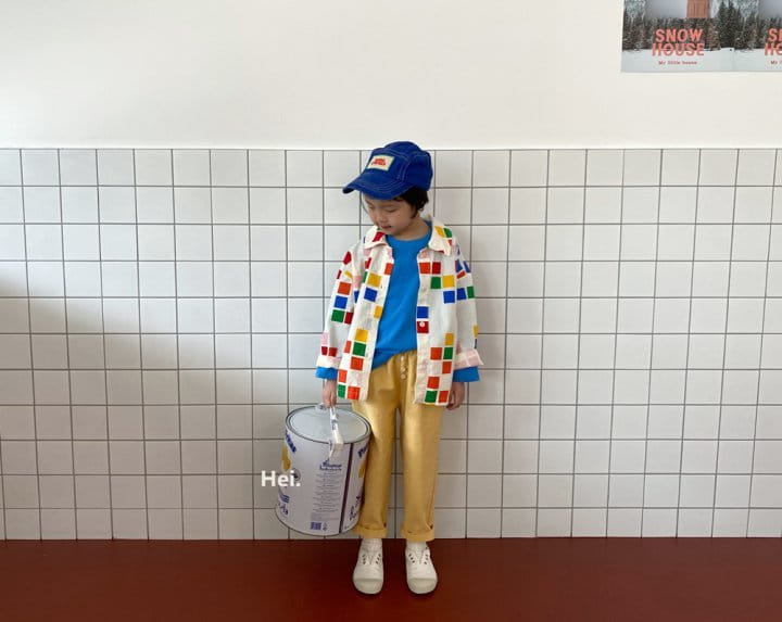 Hei - Korean Children Fashion - #childofig - Square Shirt - 8