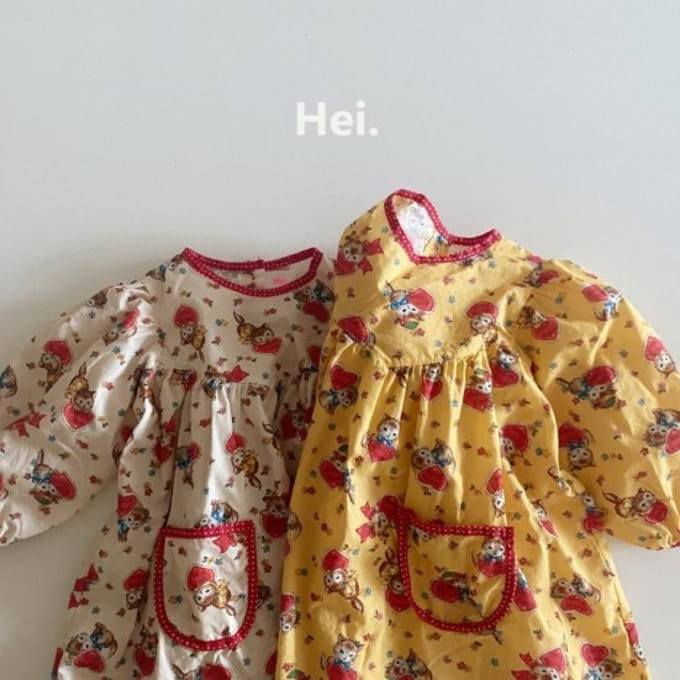 Hei - Korean Children Fashion - #childofig - Cat One-Piece