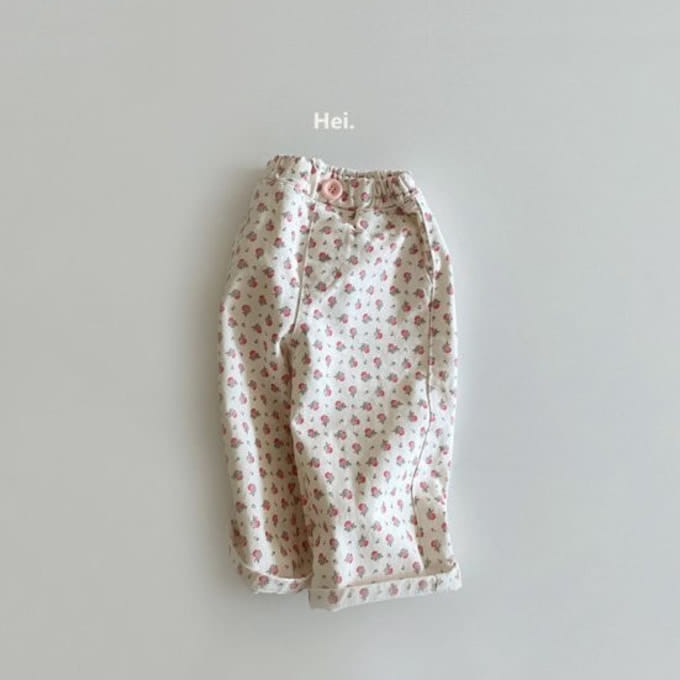 Hei - Korean Children Fashion - #minifashionista - Flower Pants