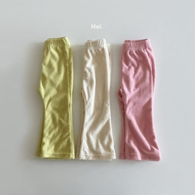 Hei - Korean Children Fashion - #stylishchildhood - Terry Boots Cut Pants