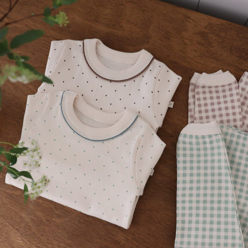 Here I Am - Korean Children Fashion - #kidzfashiontrend - Dot Check Easywear - 11