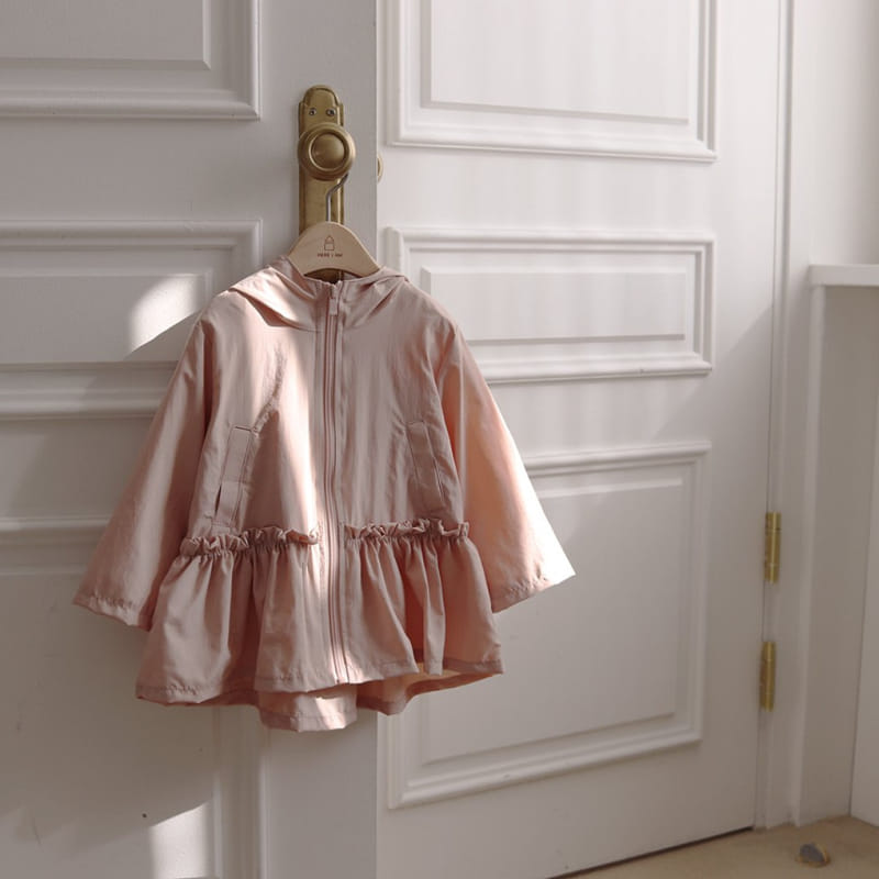 Here I Am - Korean Children Fashion - #littlefashionista - Rose Shirring Anorak