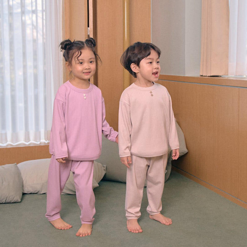 Here I Am - Korean Children Fashion - #magicofchildhood - Bern Wide Top Bottom Set - 8