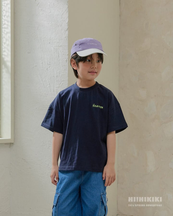 Hikiki - Korean Children Fashion - #designkidswear - Heart Shortsleeve Tee - 2