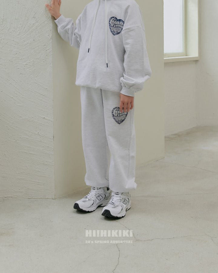 Hikiki - Korean Children Fashion - #designkidswear - Heart Jogger Pants