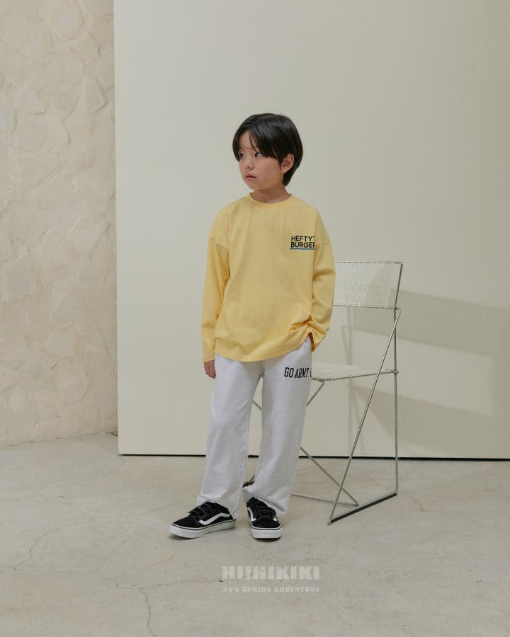 Hikiki - Korean Children Fashion - #kidsshorts - Burger Tee - 2