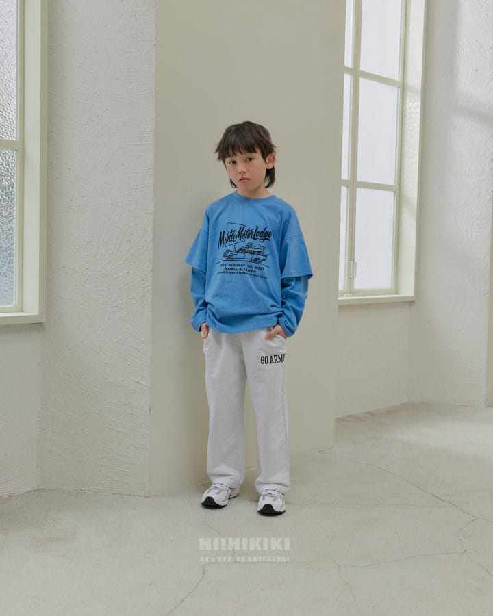 Hikiki - Korean Children Fashion - #kidsshorts - Motor Double Tee