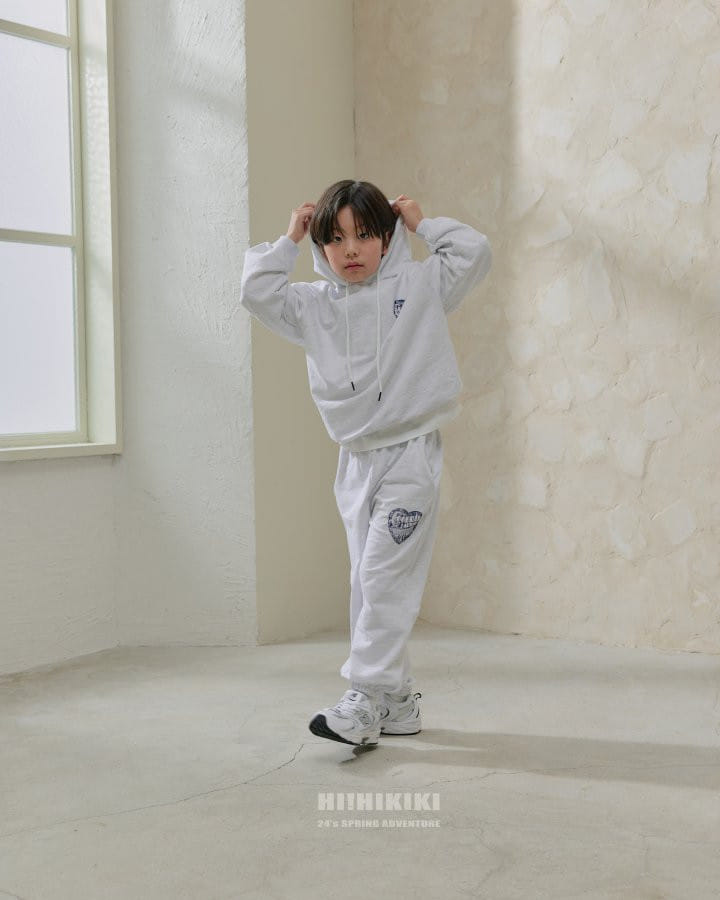 Hikiki - Korean Children Fashion - #littlefashionista - Heart Hoody Tee - 7