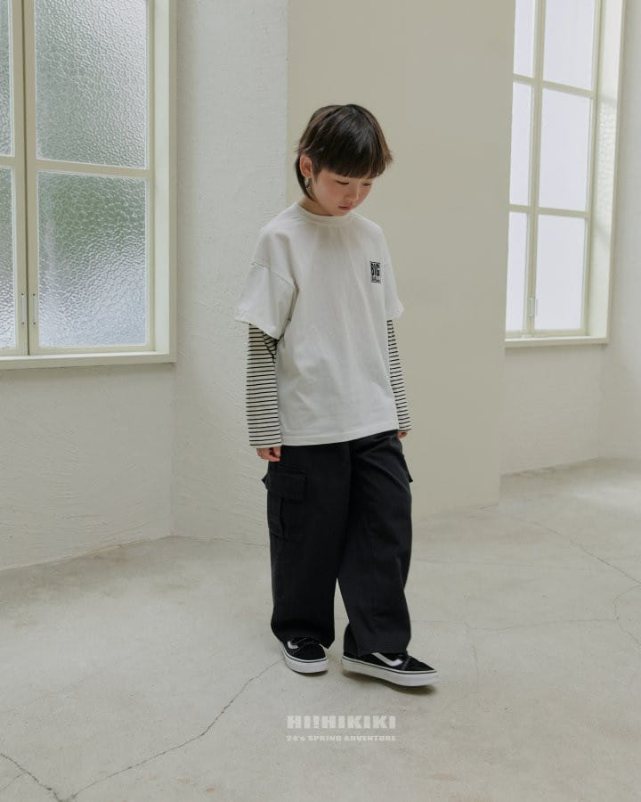 Hikiki - Korean Children Fashion - #magicofchildhood - Big Bble Double Tee - 8