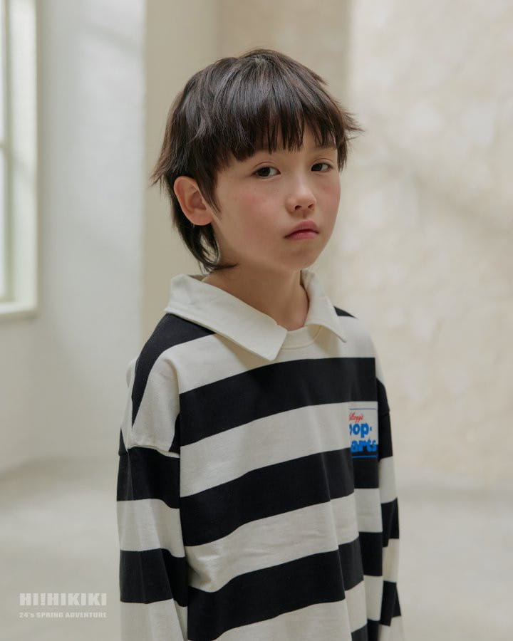 Hikiki - Korean Children Fashion - #prettylittlegirls - Callog Collar Tee - 2