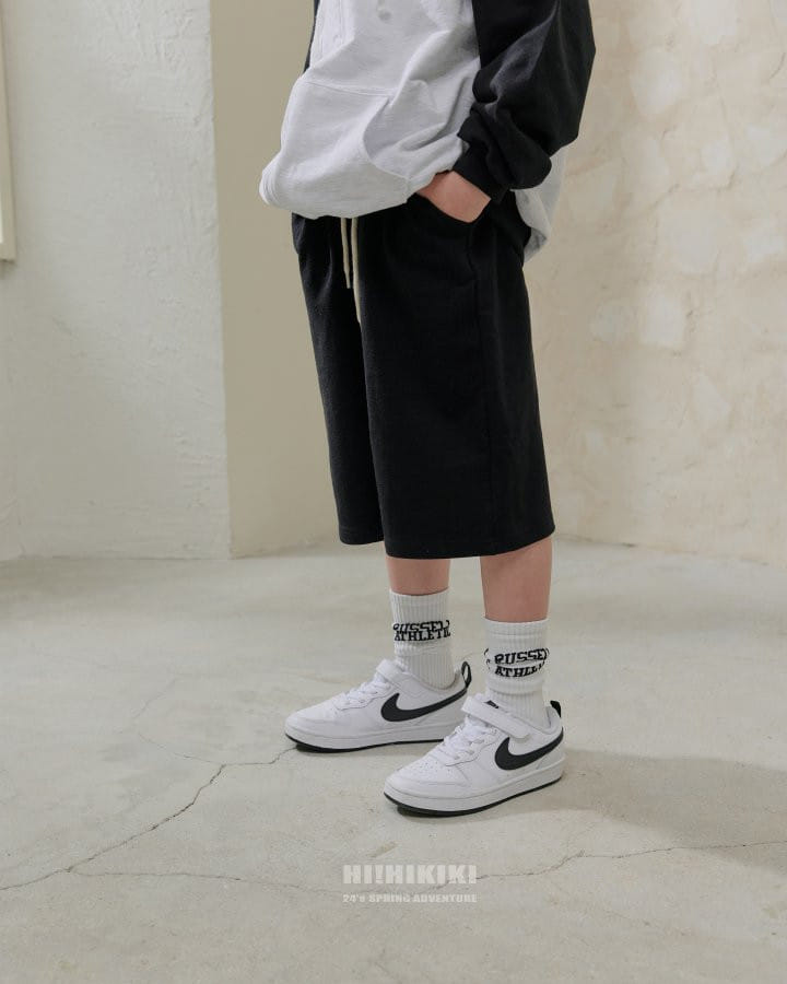Hikiki - Korean Children Fashion - #toddlerclothing - Wrinkle Capri Shorts