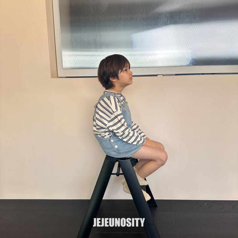 Jejeunosity - Korean Children Fashion - #designkidswear - Very Short Overalls - 5