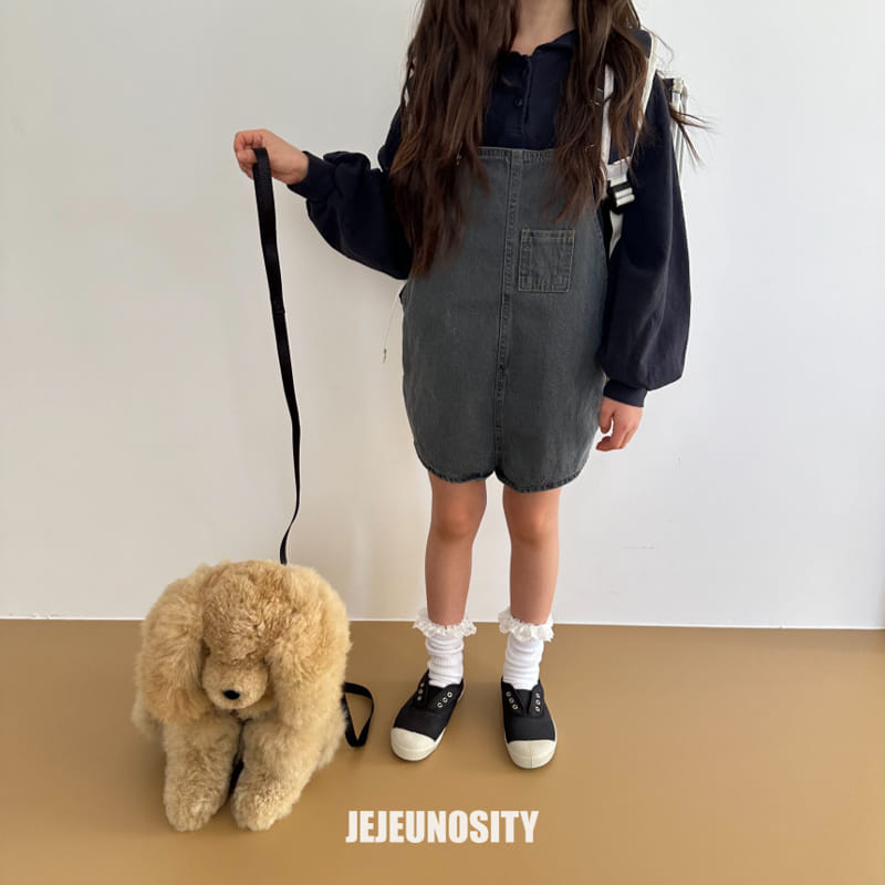 Jejeunosity - Korean Children Fashion - #kidzfashiontrend - Very Short Overalls - 10