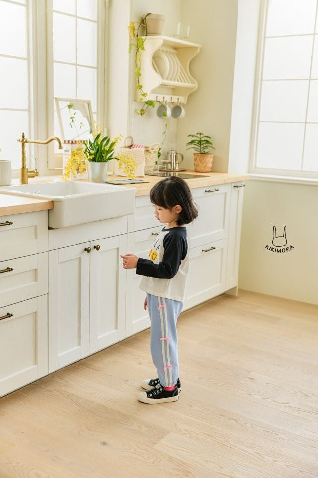 Kikimora - Korean Children Fashion - #stylishchildhood - Smile Raglan Tee - 4