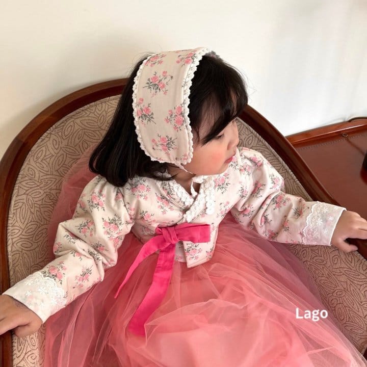 Lago - Korean Children Fashion - #fashionkids - Vanessa Girl Hanbok - 5