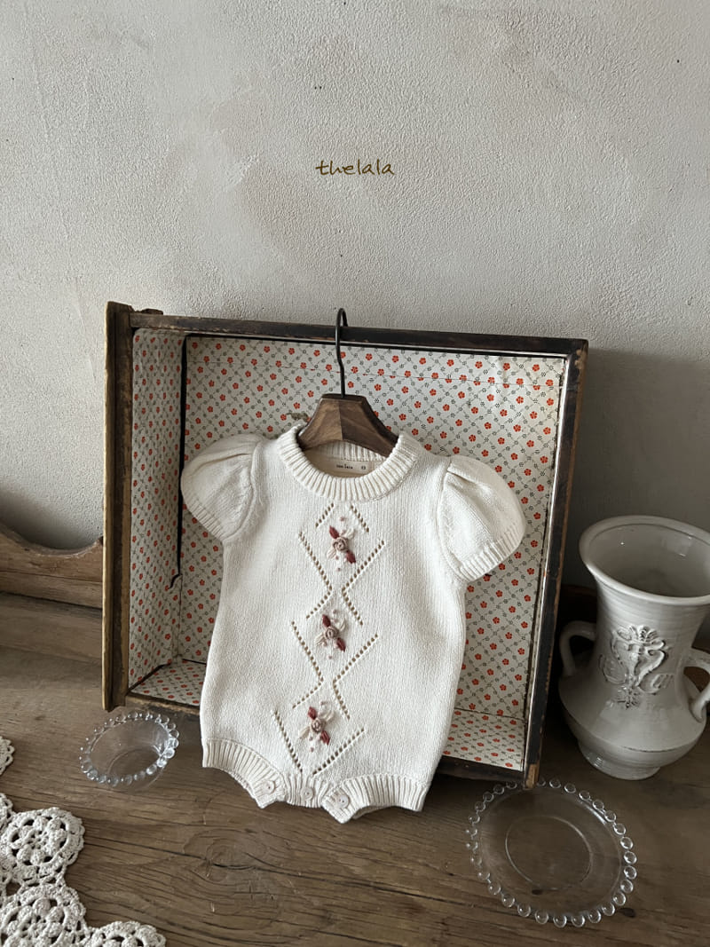 Lala - Korean Baby Fashion - #babyboutiqueclothing - Flower Body Suit