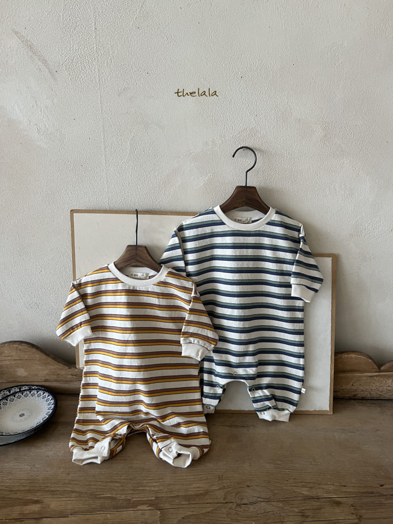 Lala - Korean Baby Fashion - #babyfashion - Two Line St Body Suit