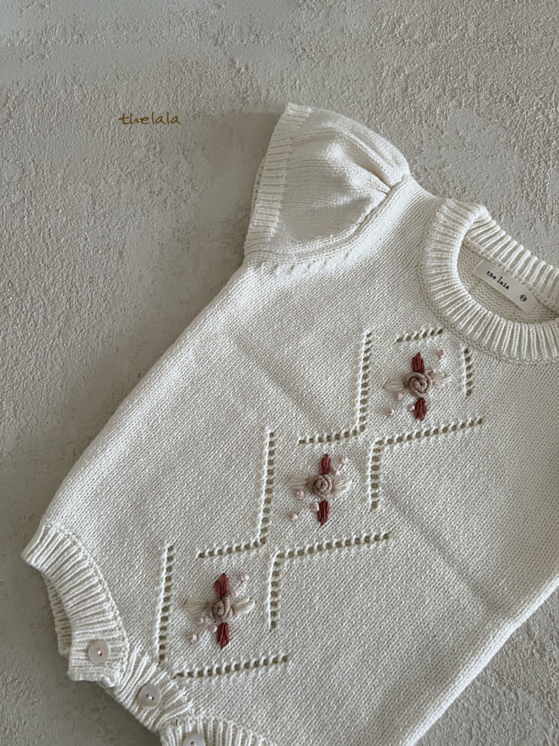 Lala - Korean Baby Fashion - #babyfashion - Flower Body Suit - 4