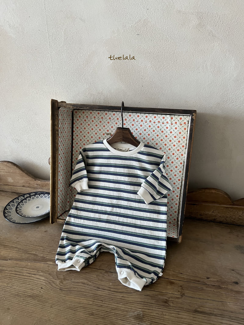 Lala - Korean Baby Fashion - #babygirlfashion - Two Line St Body Suit - 3
