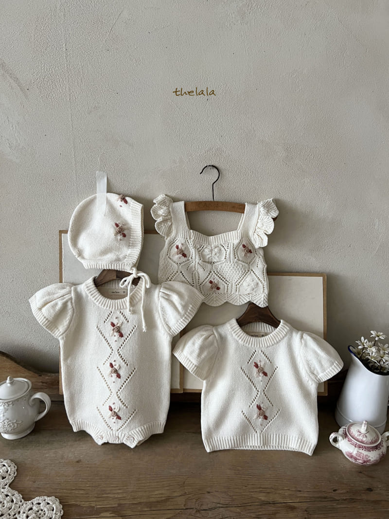 Lala - Korean Baby Fashion - #babygirlfashion - Flower Body Suit - 5