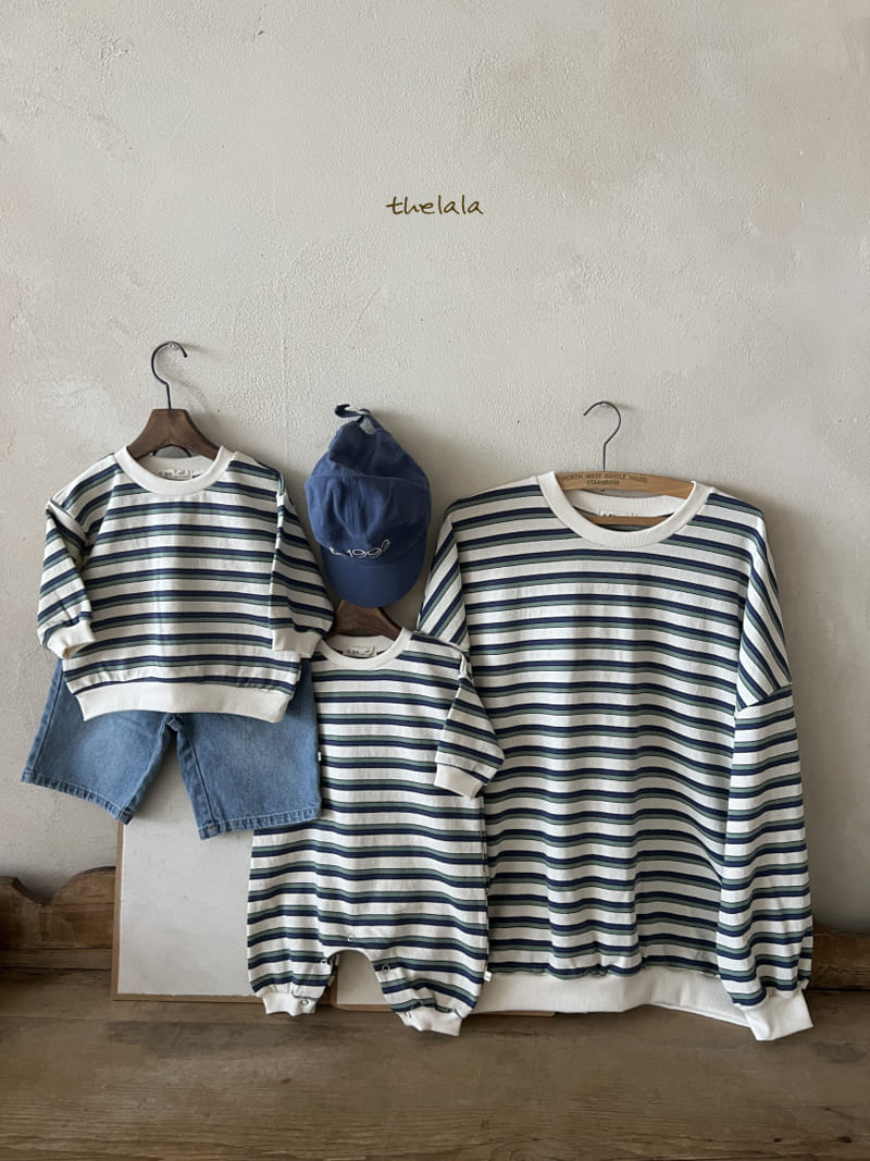 Lala - Korean Baby Fashion - #babyoninstagram - Two Line St Body Suit - 5