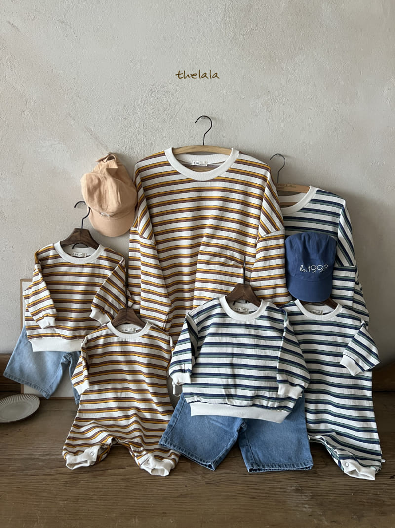 Lala - Korean Baby Fashion - #babyootd - Two Line St Body Suit - 6