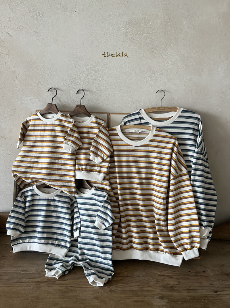 Lala - Korean Baby Fashion - #babyoutfit - Two Line St Body Suit - 7