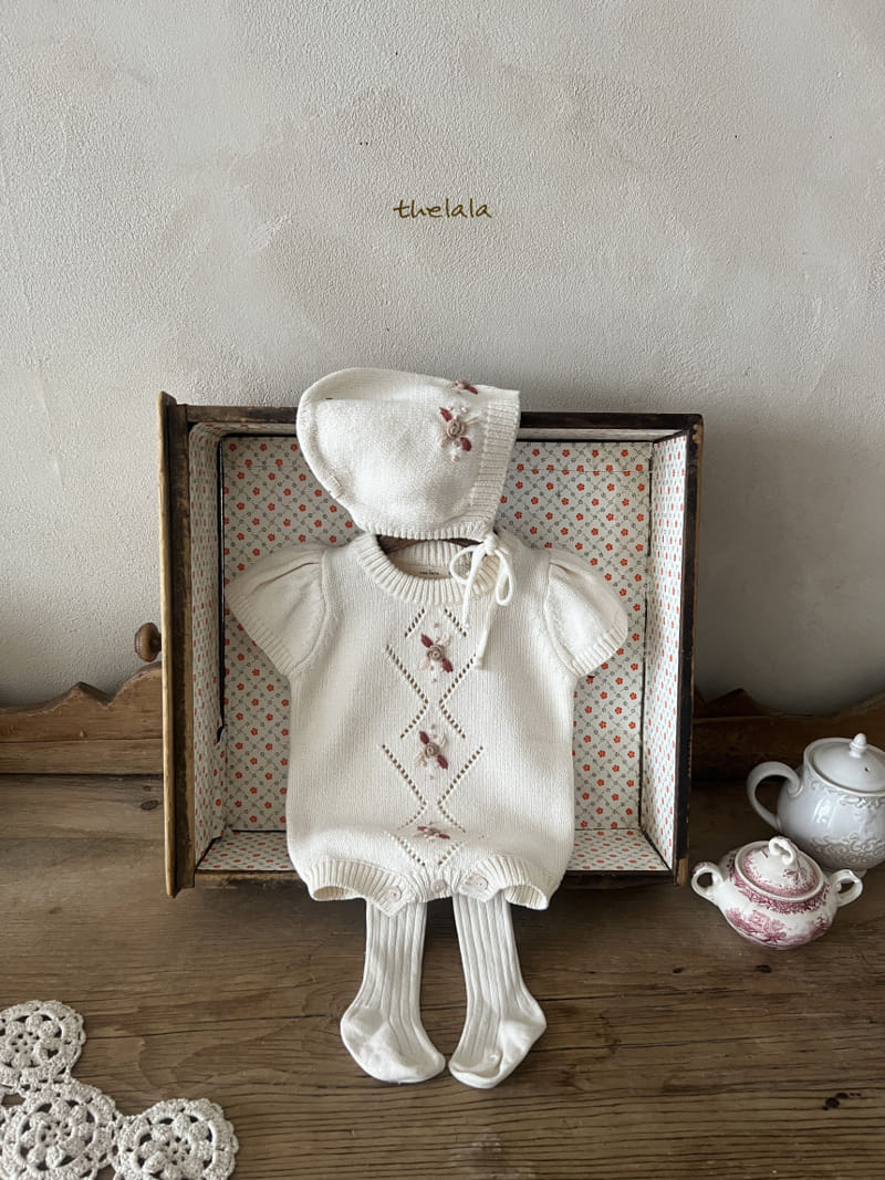 Lala - Korean Baby Fashion - #babyoutfit - Flower Body Suit - 9