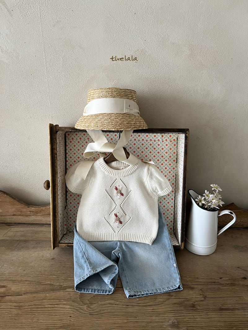 Lala - Korean Children Fashion - #littlefashionista - Wide Denim Pants - 7