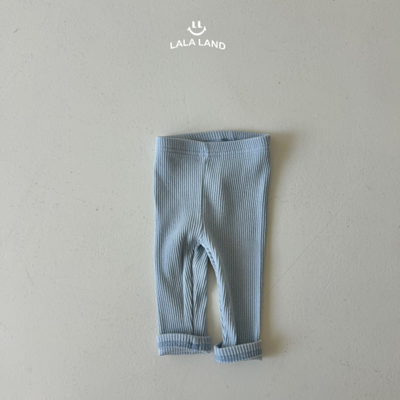 Lalaland - Korean Baby Fashion - #babyootd - Bebe Rib Leggings - 2