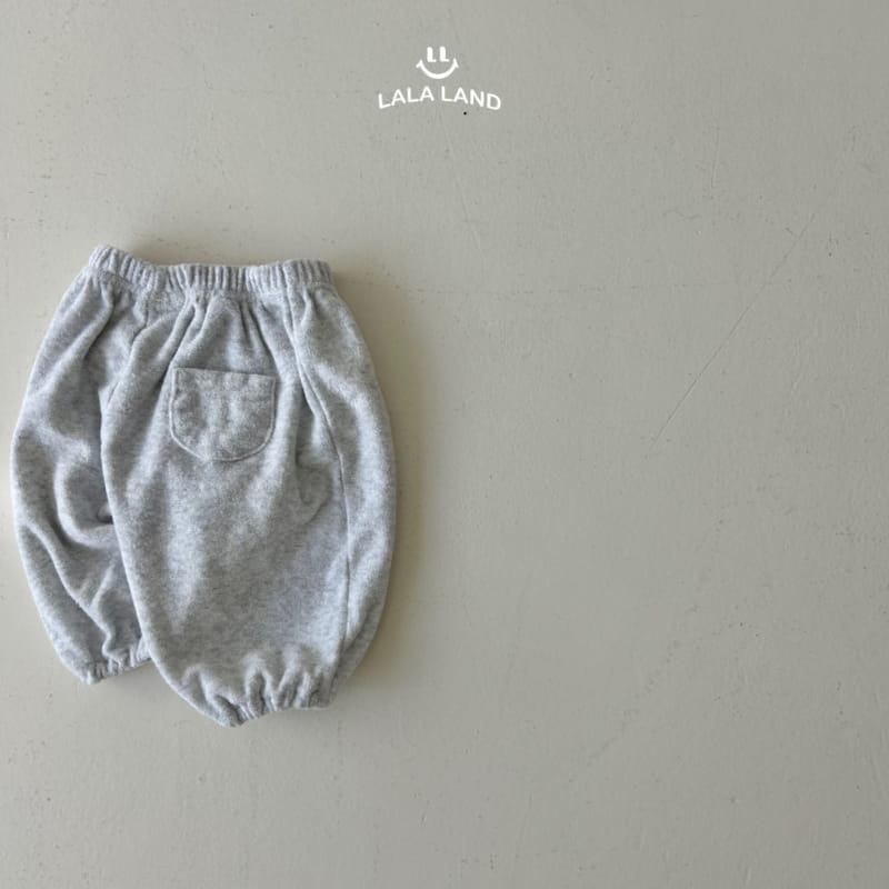 Lalaland - Korean Baby Fashion - #babyoutfit - Bebe Terry Pants - 7