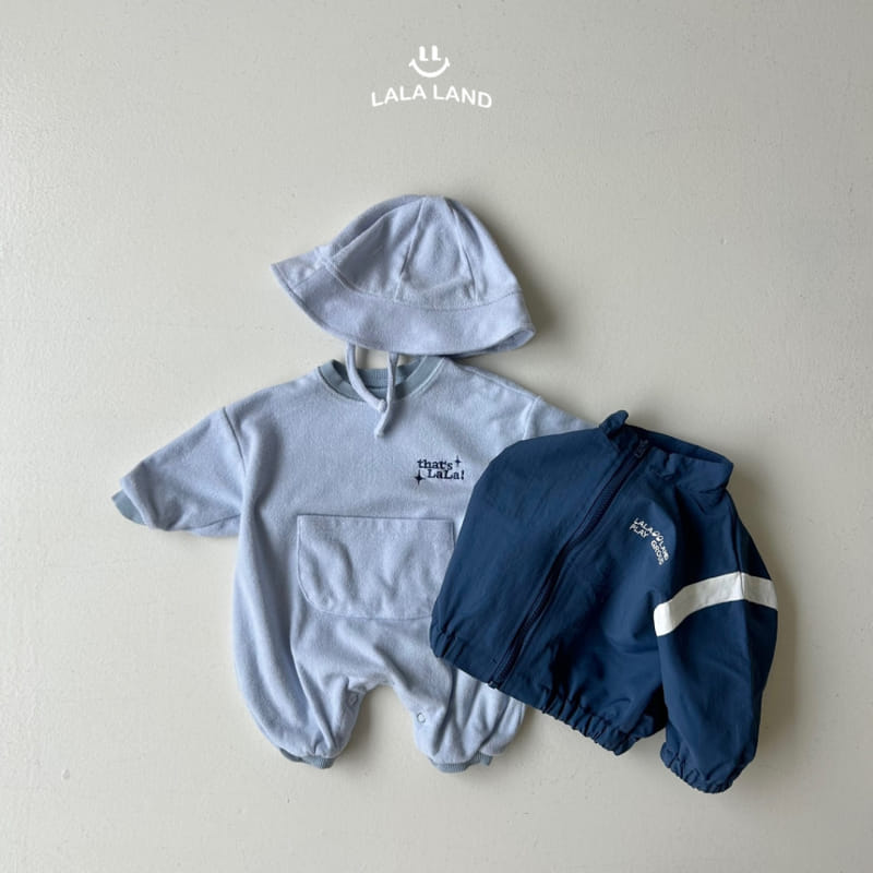 Lalaland - Korean Baby Fashion - #onlinebabyboutique - Bebe Pocket Terry Body Suit - 11