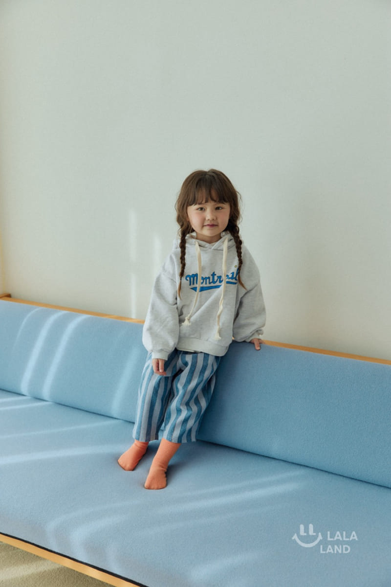 Lalaland - Korean Children Fashion - #Kfashion4kids - Blue Line Denim Pants - 11